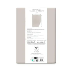 Walra Travel Jersey hoeslaken Frans bed rechts zand