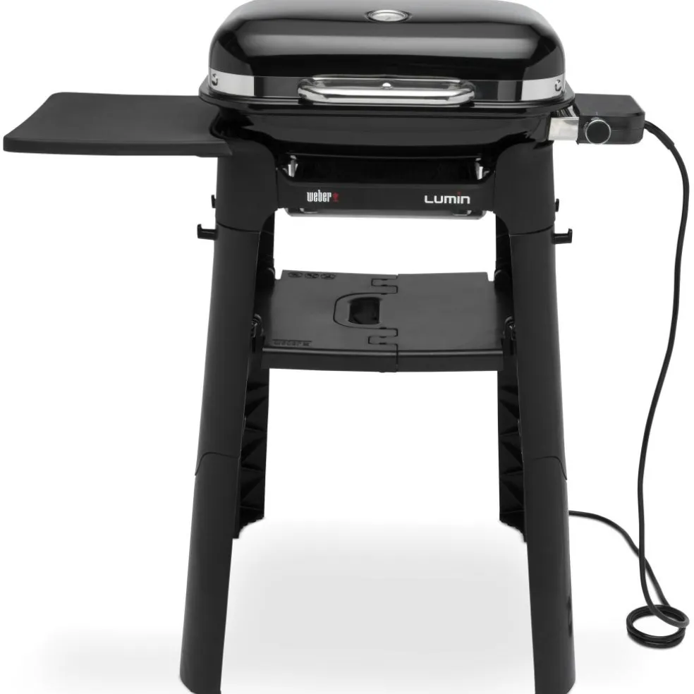 Weber Lumin elektrische barbecue black inclusief onderstel