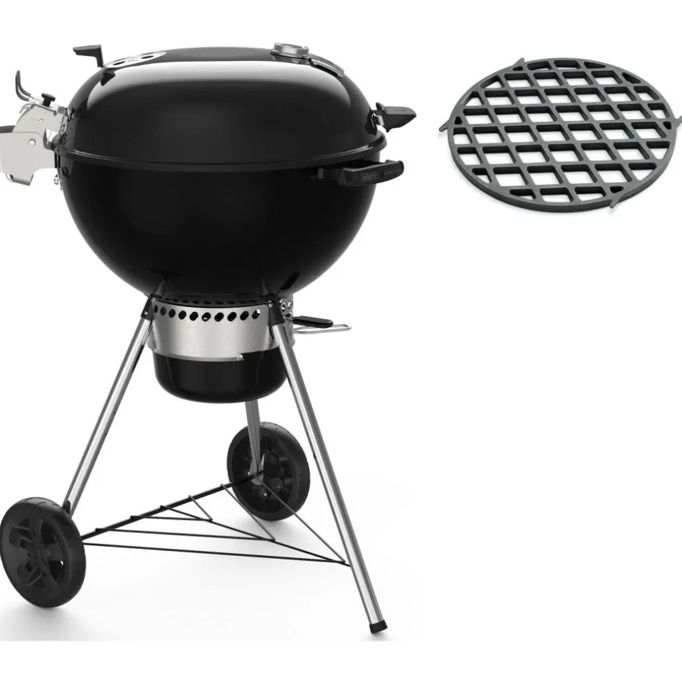 Weber Master-Touch GBS Premium E-5775 houtskoolbarbecue black inclusief GBS grillrooster