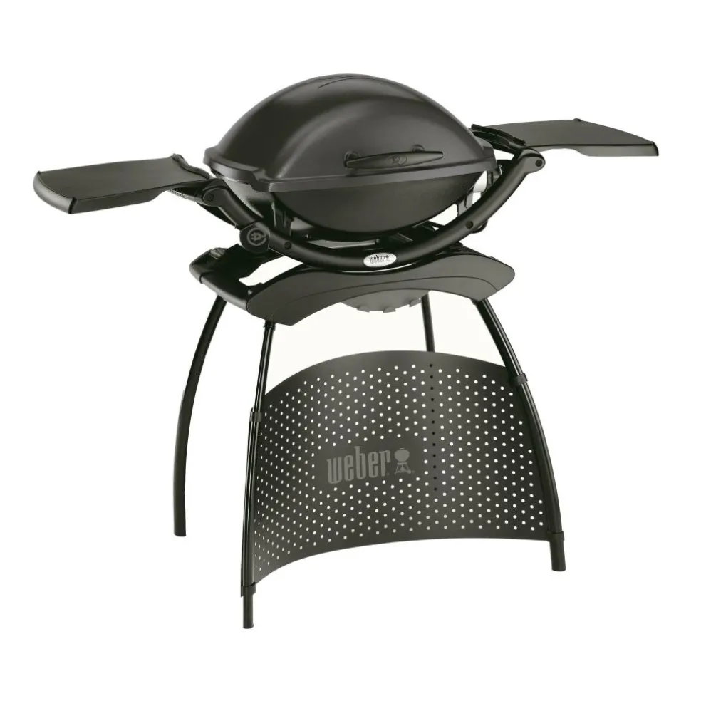 Weber Q2400 elektrische barbecue dark grey inclusief stand
