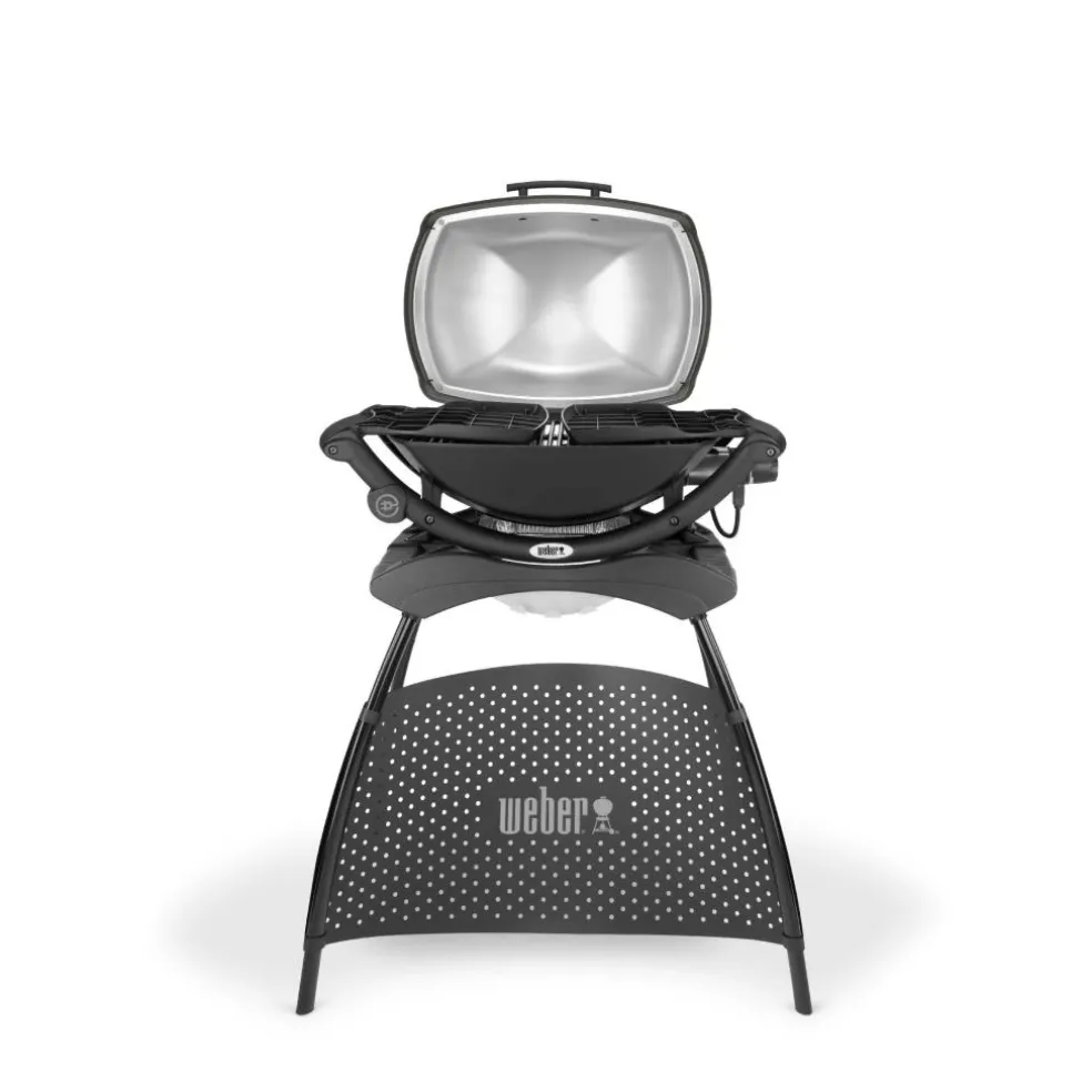 Weber Q2400 elektrische barbecue dark grey inclusief stand
