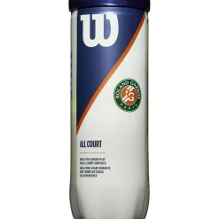 Wilson Roland Garros All Court tennisballen 3-pack yellow