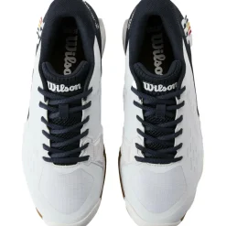 Wilson Rush Pro Ace Clay tennisschoenen heren white navy brown gum