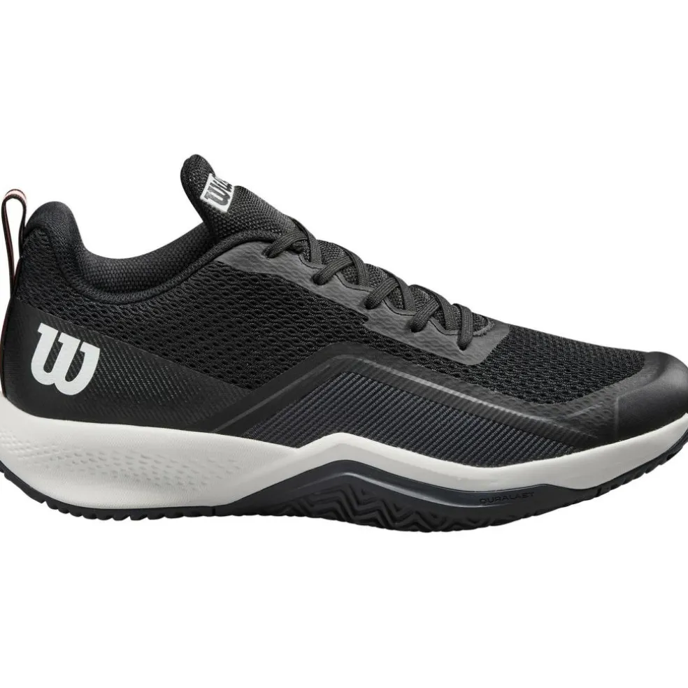Wilson Rush Pro Lite padelschoenen heren black ebony white