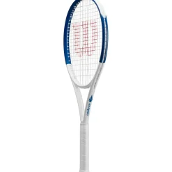 Wilson US Open Clash 100 V2 tennisracket white blue