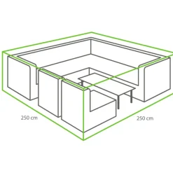 Winza Outdoor Covers  Premium loungeset hoes 250 x 250 x 75