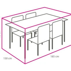 Winza Outdoor Covers Premium tuinset hoes M 185 x 150 x 95