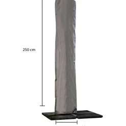 Winza Outdoor Covers  Premium parasolhoes 250 x 64 antraciet
