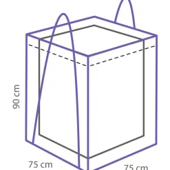 Winza Outdoor Covers Premium lounge kussentas 75 x 75 x 90