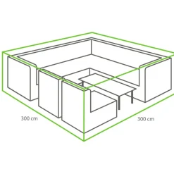 Winza Outdoor Covers  Premium loungeset hoes 300 x 300 x 75