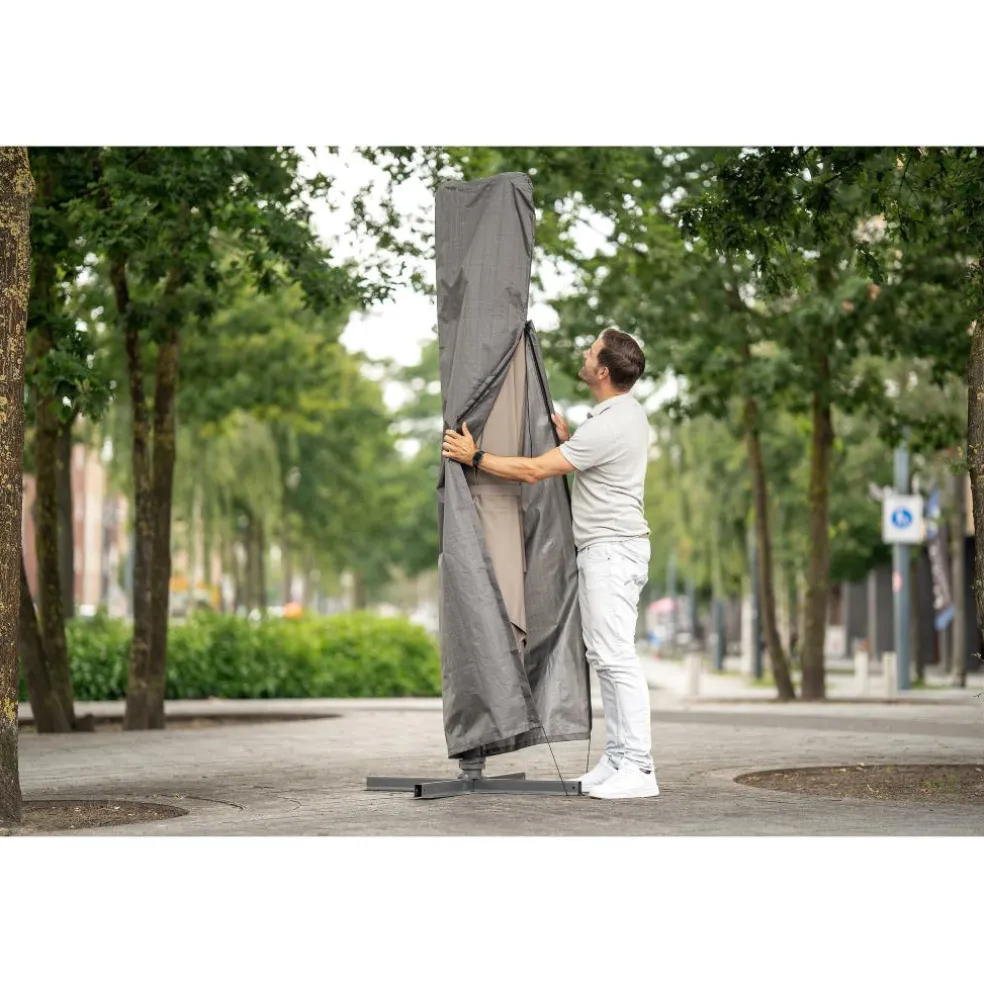 Winza Outdoor Covers Premium parasolhoes 275 x 70 antraciet