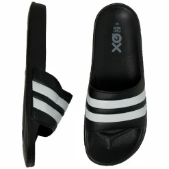 XQ 000121994002 slippers heren black white