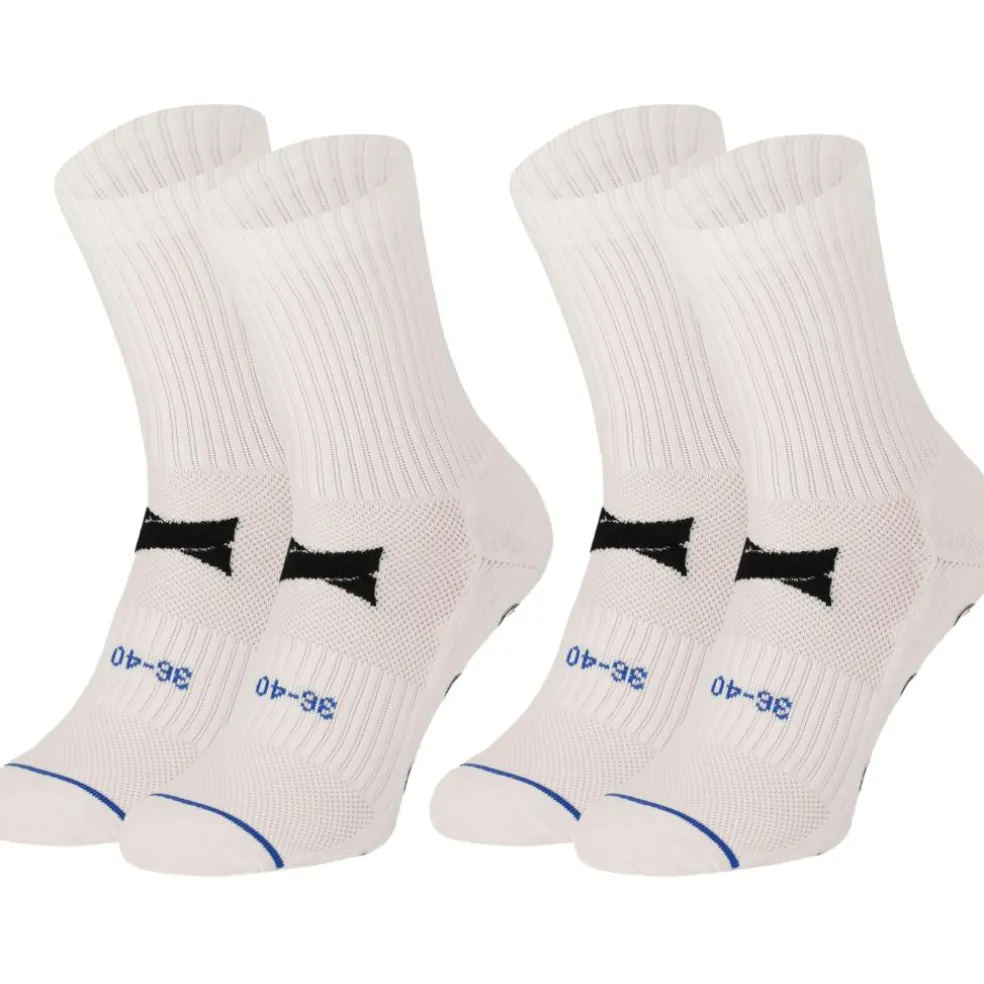 Xtreme Sockswear Grip voetbalsokken white 2-pack