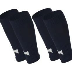 Xtreme Sockswear Pro Footless Soccer sleeves navy 2-pack