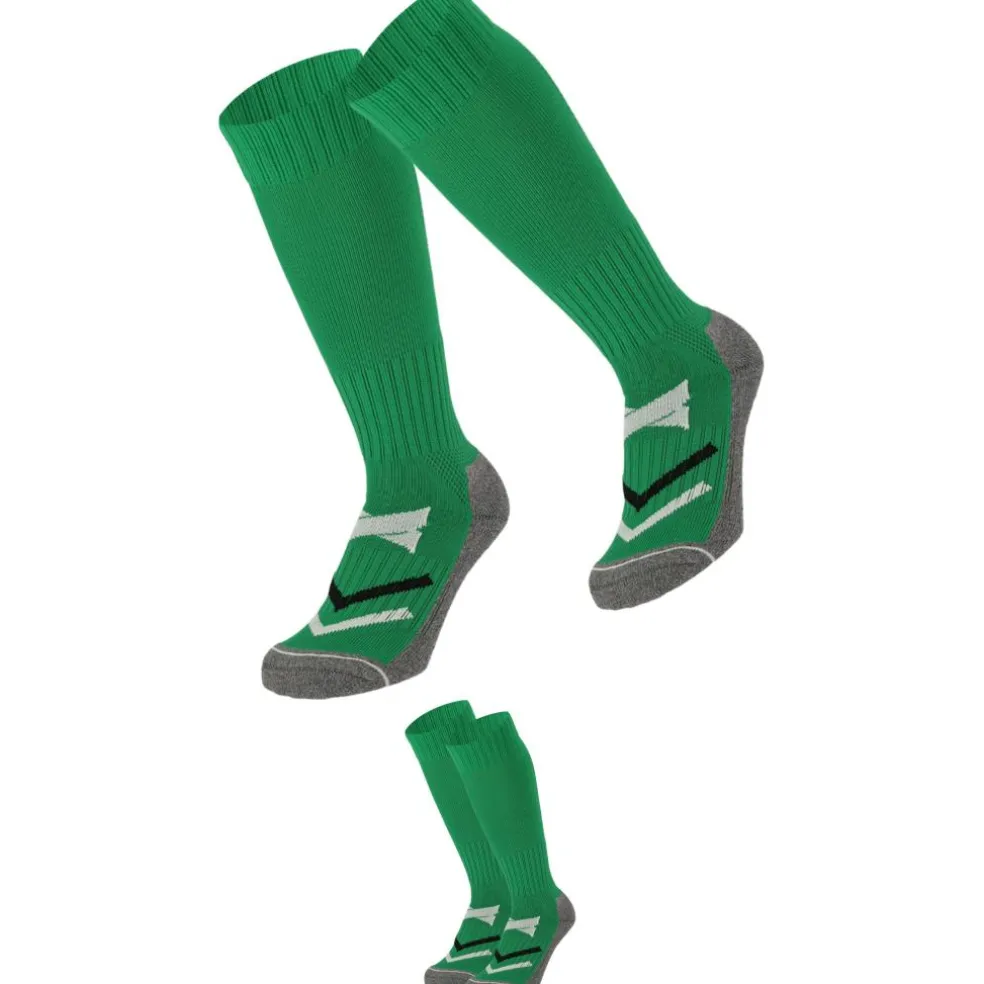 Xtreme Sockswear Pro Soccer voetbalsokken green 2-pack