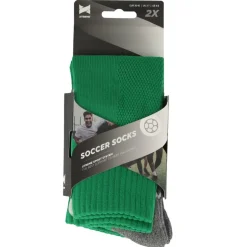 Xtreme Sockswear Pro Soccer voetbalsokken green 2-pack