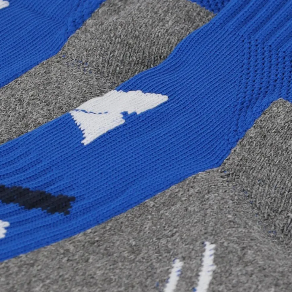 Xtreme Sockswear Pro Soccer voetbalsokken kobalt blue 2-pack