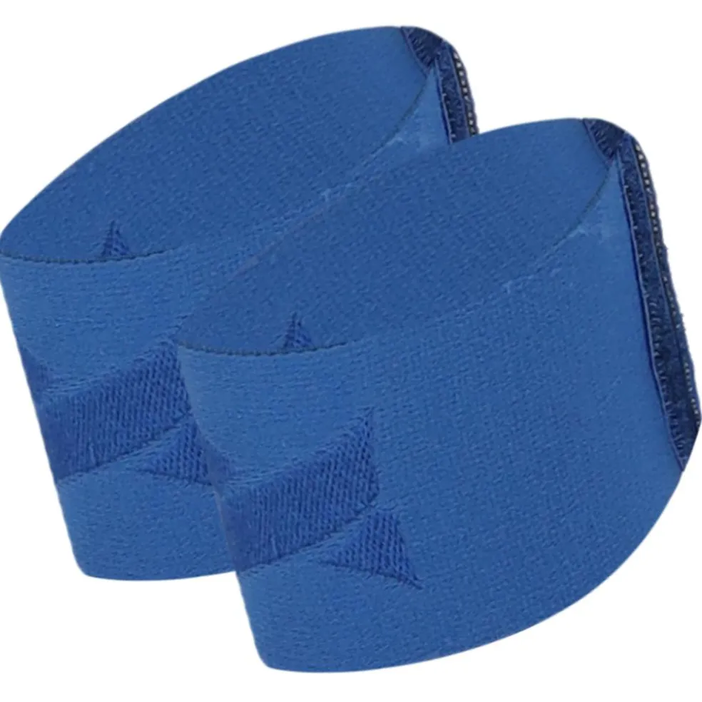 Xtreme Sockswear scheenbeschermer bandjes kobalt blue