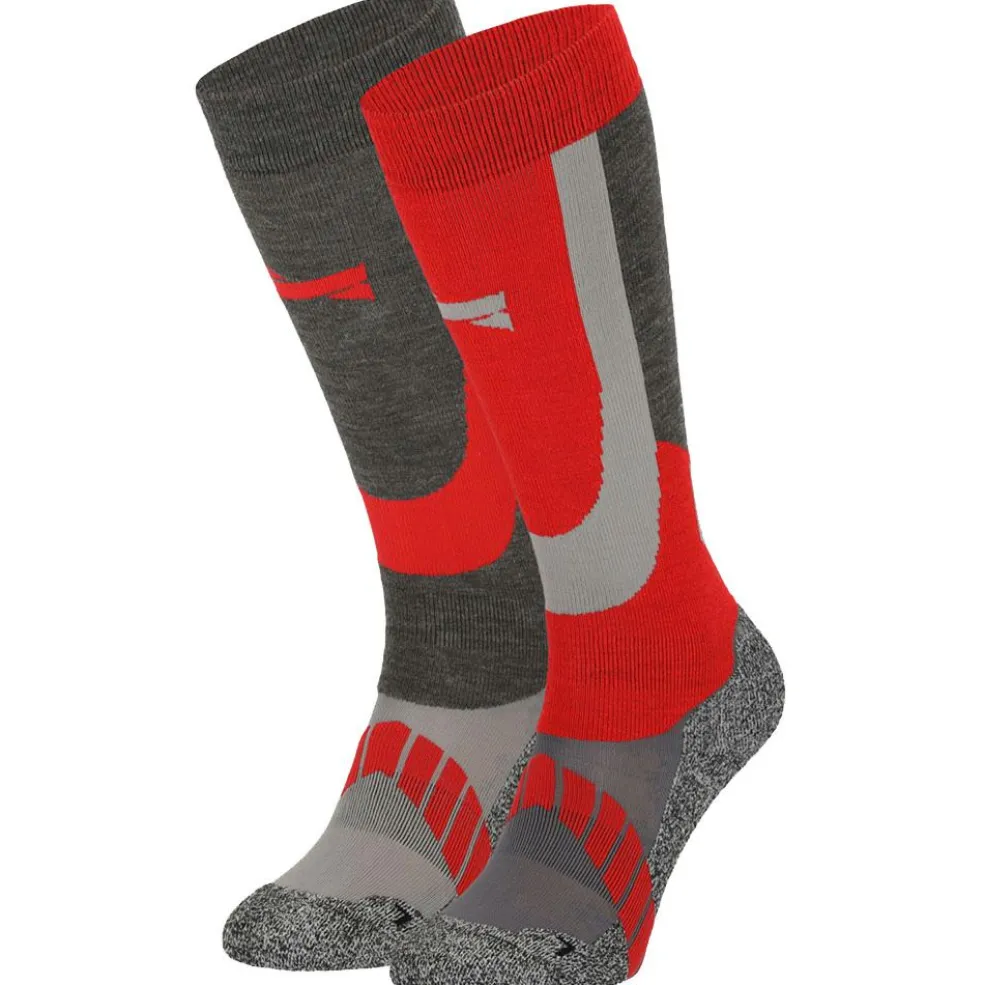 Xtreme Sockswear skisokken multi red 2-Pack